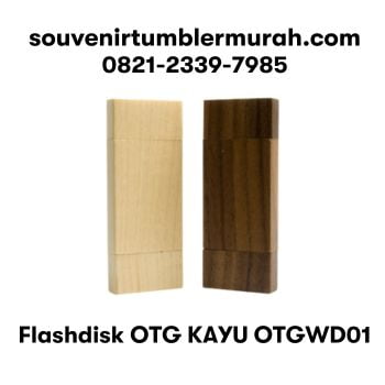 flashdisk motif kayu otg wd001 souvenir promosi sidang doktor