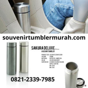 sakura deluve vacuum flask dari mizzu tumbler souvenir pernikahan