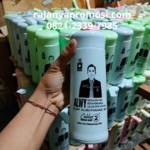 Supaya ngga pusing cari harga tumbler murah, beli tumbler kaca di rajanya promosi untuk souvenir kampanye, souvenir pilkada, souvenir pilpres dan bisa untuk souvenir pernikahan