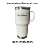 botol minum tumbler stainless steel langston souvenir tumbler murah untuk souvenir paket seminar kit kekinian, souvenir kantor dan souvenir pernikahan